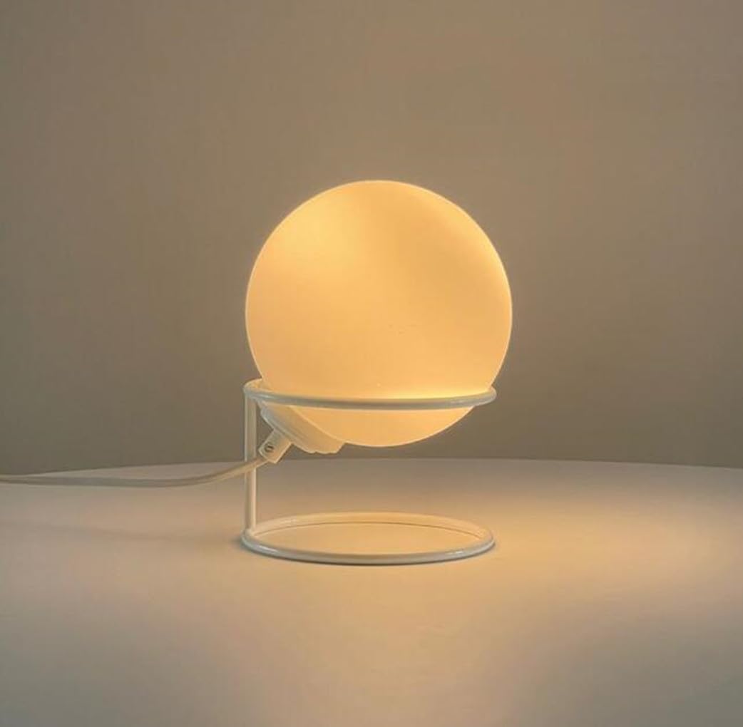 Moderno Bola de cristal Lámpara de mesa Diseño creativo Nórdico Dormitorio Lámpara de mesilla Decorativo Salón Estudio Hotel E27 15 * 23cm