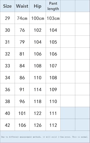 Jeans Pants Trousers Denim Trendy Street Tight Personalized Wrinkle White Retro Casual Commuter Straight Leg Small for Men(Black,31)2