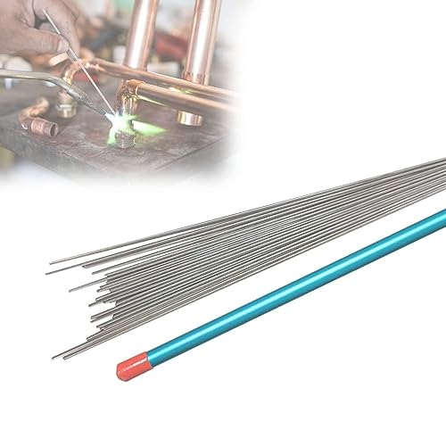 25 Sticks Cloud Fire Brazing Rods ，Silver Solder 15% ，9.84″ x0.04″Silver Brazing rods for Brass welding Aluminum Tube Packaging…
