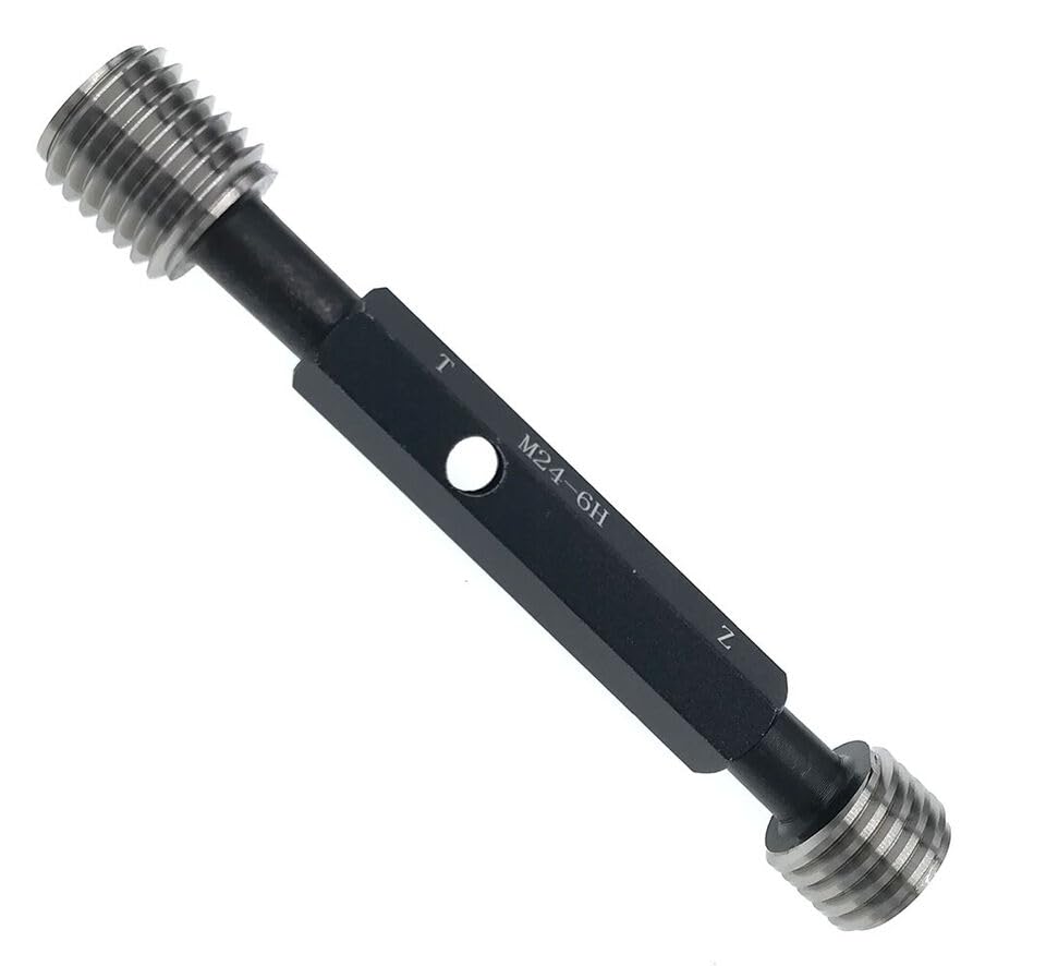 Double End Metric Thread Plug Gage Gauge M24 x 3.0 6H Thread Go and NoGO M24X3.0