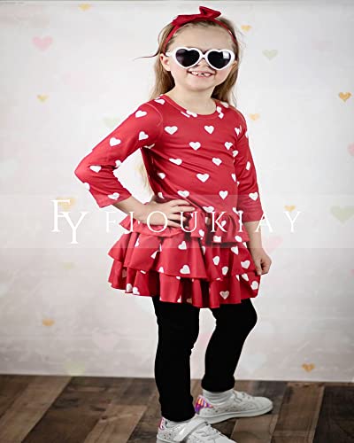 Image of fioukiay Girl Fall Winter Clothes Toddler Girls Spring Outfits Baby Girl Floral Top with Pants Clothing Sets