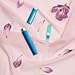Bona Fide Beauty Glass Nail File with Case (Aqua) - 1 Piece Luxurious Gifts for Women, Crystal Etched Nail File for Natural Nails