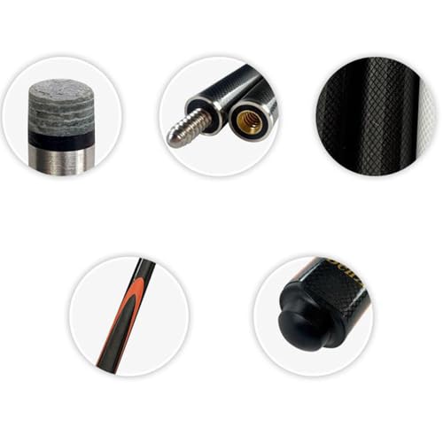 Set Profesional de Taco de Billar 58 Pulgadas Azul miniatura 3