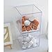 Coffee pod storage, Acrylic Coffee pods Storage Box Cube Coffee Capsules Storage Holder Compatible with All Coffee Pods and Capsules 2 PCS