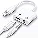 Produktbild 2 in 1 Kopfhörer Adapter für iPhone dongle Aux Kabel 3.5mm,Musik Laden Adapter Splitter Kompatibel mit iPhone 11 Pro Max/11/X/XS/XS Max/XR/8 Plus/8/7 Plus/7 Unterstützt alle iOS Systeme-Weiß