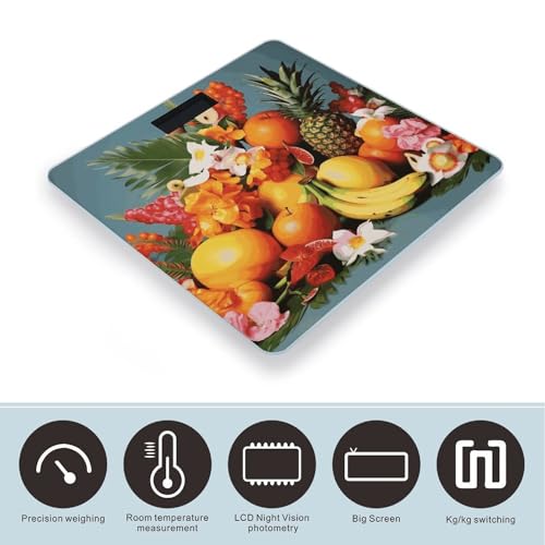 Báscula Digital de Baño con Pantalla LED y Vidrio Templado miniatura 3