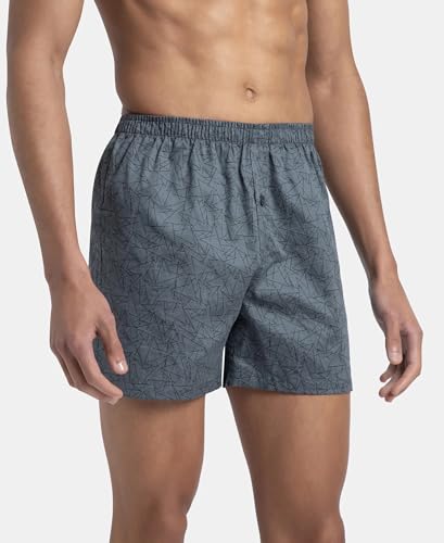 Image of Jockey 8222 Men Super Combed Mercerized Cotton Woven Printed Inner Boxers with Ultrasoft and Durable Inner Waistband (Pack of 2, Colors & Prints May Vary)