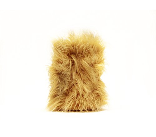 Faux Fur Fabric Long Pile Gorilla Camel / 60" Wide/Sold By The Yard #TOP4