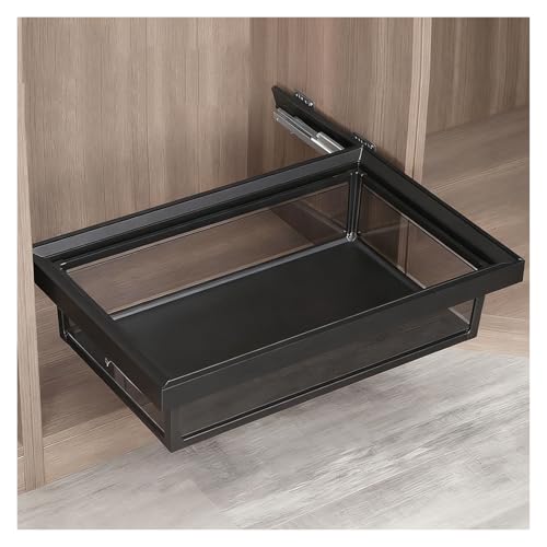 Cassetti scorrevoli a chiusura ammortizzata per armadi e credenze da