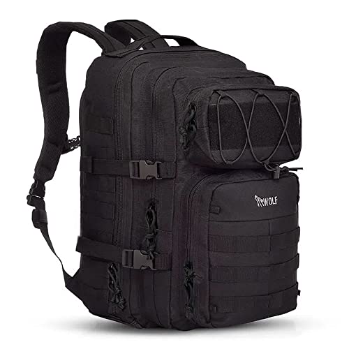 Mochila Militar Wolf Cargo Preta