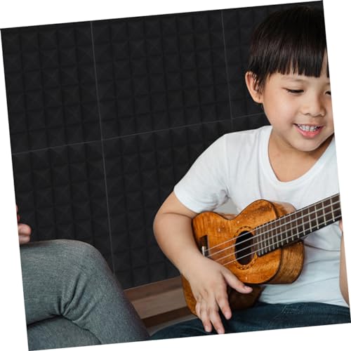 8 piezas Paneles Acústicos Autoadhesivos Para Paredes de Alta Densidad para Dormitorio Estudio y Home Theater, Ligero, Fácil Instalación, Reducción de Ruido miniatura 7