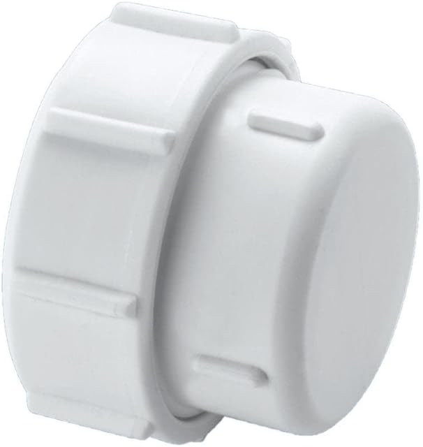 McAlpine T23U Waste Pipe Blank Cap-1.5 inch, White
