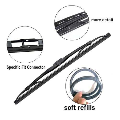 Limpiaparabrisas escobilla limpiaparabrisas trasera de 12" para Captiva MK1 2006 recambio 3