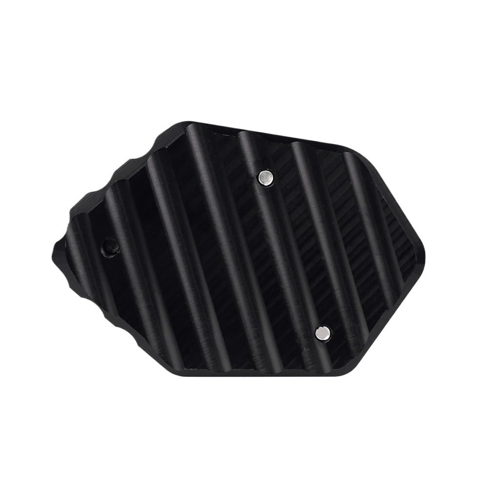 Plaque D'extension Pour Béquille Latérale - Compatible Yamaha XSR 900 2014-2023, Aluminium, Rouge/noir/titane