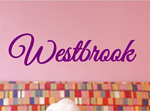 Personalized Custom Name, Word or 1 Line of Text - Vinyl Wall Sign Decal/Sticker for Home or Office Decor - Pick Your Color, Size and 10 Font Styles to Choose From