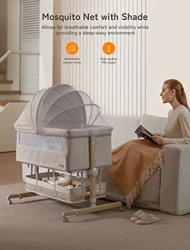Besrey BSR000010US Baby Bassinet Bedside Sleeper thumb #2