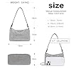 Miss Lulu Pochette sac à main femme avec strass et bandoulière, Pochettes et clutches Femmes,Parfaite pour mariages, cocktails, cérémonies de gala et diners élégants #4