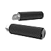 Arlen Ness Footpegs Knurled Fusion Black for Harley-Davidson All