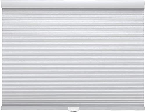 Trader Blinds Cordless Light Filtering Cellular Shade White 33" W x 58" H