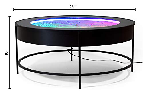 Image of Sisyphus Metal Coffee Table (Black Metal)