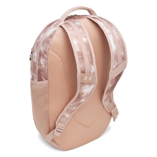 Image of Under Armour Unisex Hustle 6.0 Backpack, (602) Bashful Pink / / Apex Pink, One Size Fits Most