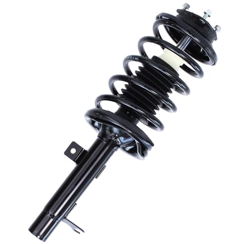 Image of Detroit Axle - Struts Shocks for Ford Focus 2000-2005 [Excludes SVT & Wagon Models] 2 Front Struts w /Coil Spring 2 Rear Shock Absorbers 2001 2002 2003 2004 Replacement Suspension Kit