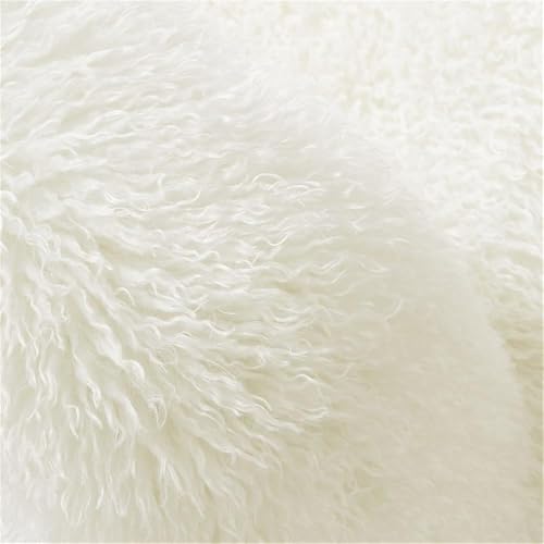 Sillón Plegable Peluche Blanco miniatura 4