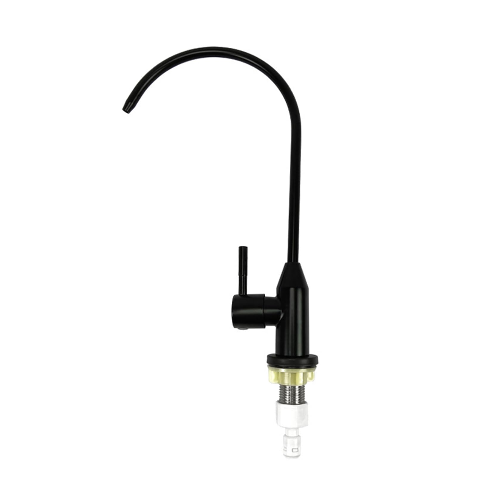 GLETSF 3 in 1 Pull Out Kitchen Mixer Taps with Drink Water Filter Function Brushed Nickel Chrome Black Water Filter Purifier Tap for Kitchen Sink,
