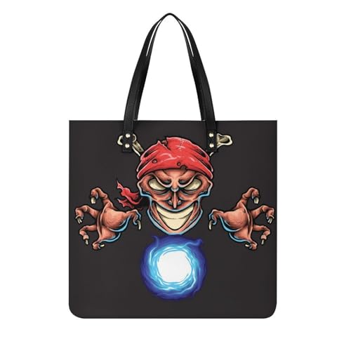 Tote bag Pirate Sorcier grand volume 39x39cm contre le manque de place