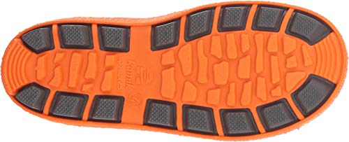 Kamik Kids Riptide (Toddler/Little Kid/Big Kid) - Boots for Kids - Pull-on Rainboots - Contrasting Midsole Charcoal 13 Little Kid M3