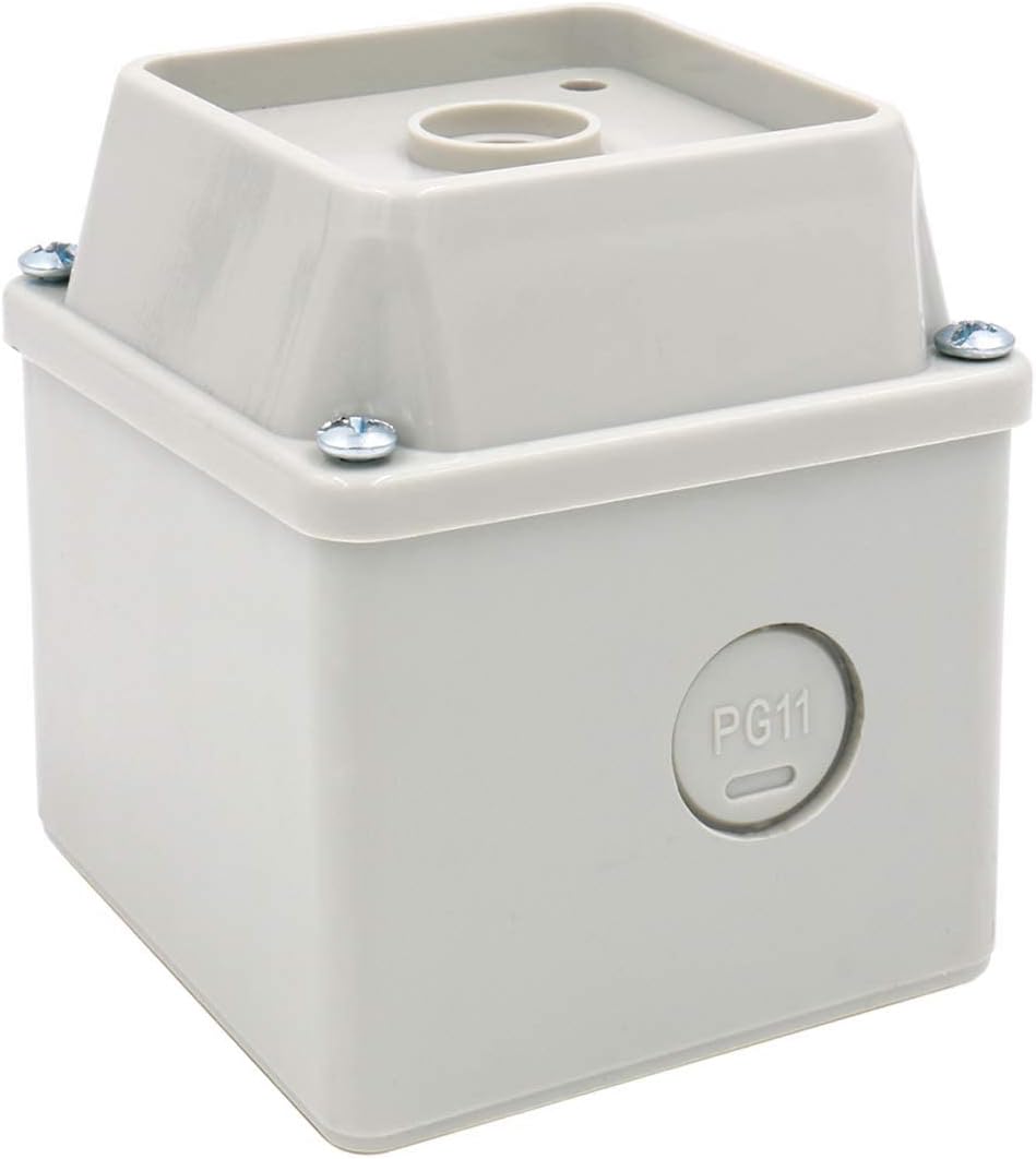 Baomain Compact Switch Enclosure Box 2.6''×2.6''×3.15'' for Universal Rotary Cam Switch 660V 20A Weatherproof (Small&Higher Box)