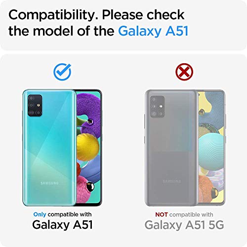 Coque Samsung Galaxy A51 antichoc avec protège-écran et béquille - Bleu