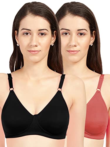 Image of SONARI Olivia Womens Non Padded Tshirt Bra | Wire Free, Adjustable Straps, Hook & Eye Closure, Soft & Stretchable, Cotton Material and Moderate Coverage, Handwash Only