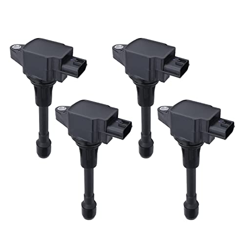 MAYASAF UF549 Ignition Coil [Pack of 4] for NISSAN 2007-12 Altima/08-13 Rogue/07-12 Sentra/09-13 Cube/07-12 Versa/13-14 NV200, for INFINITI 2009-13 FX50/11-13 M56, C1696 5C1753 - Thumbnail 2