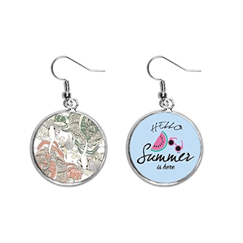 Pendientes de sandía para lucir en tus tardes de playa este verano