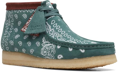 Image of Mens Originals Icon Wallabee Boot Green Paisley 26168803