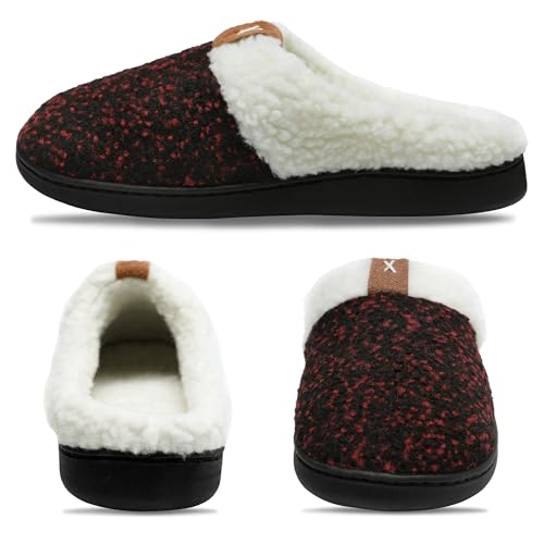 HOMETRUE Women Slippers House Slippers Memory Foam Anti-Skid Rubber Sole Bedroom Shoes3