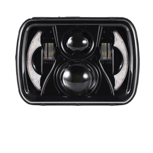 Faros LED de 110W para Cherokee XJ con alta potencia lumínica de 7x6 pulgadas de repuesto H6054