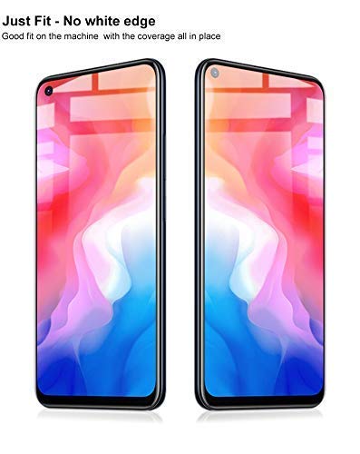 Image of Screen Protector for Oppo Reno 5 (Black) Tempered Glass Edge-to-Edge 6D Screen Guard With Installation Kit