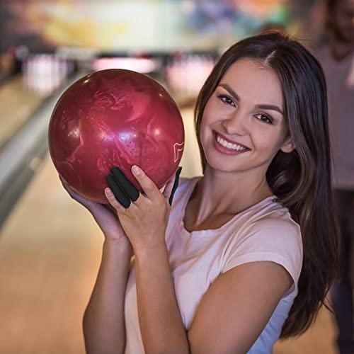 120 Pieces Bowling Tape Bowling Thumb Tape Bowlers Tape With Portable Box Flex Bowling Finger Tape Elastic Bowling Thumb Protector Protective Performance Tape For Bowlers Exercise Sport (Black) #TOP5