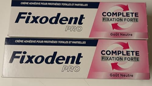 Fixodent Pro Soin Neutre 47 g - Lot de 2