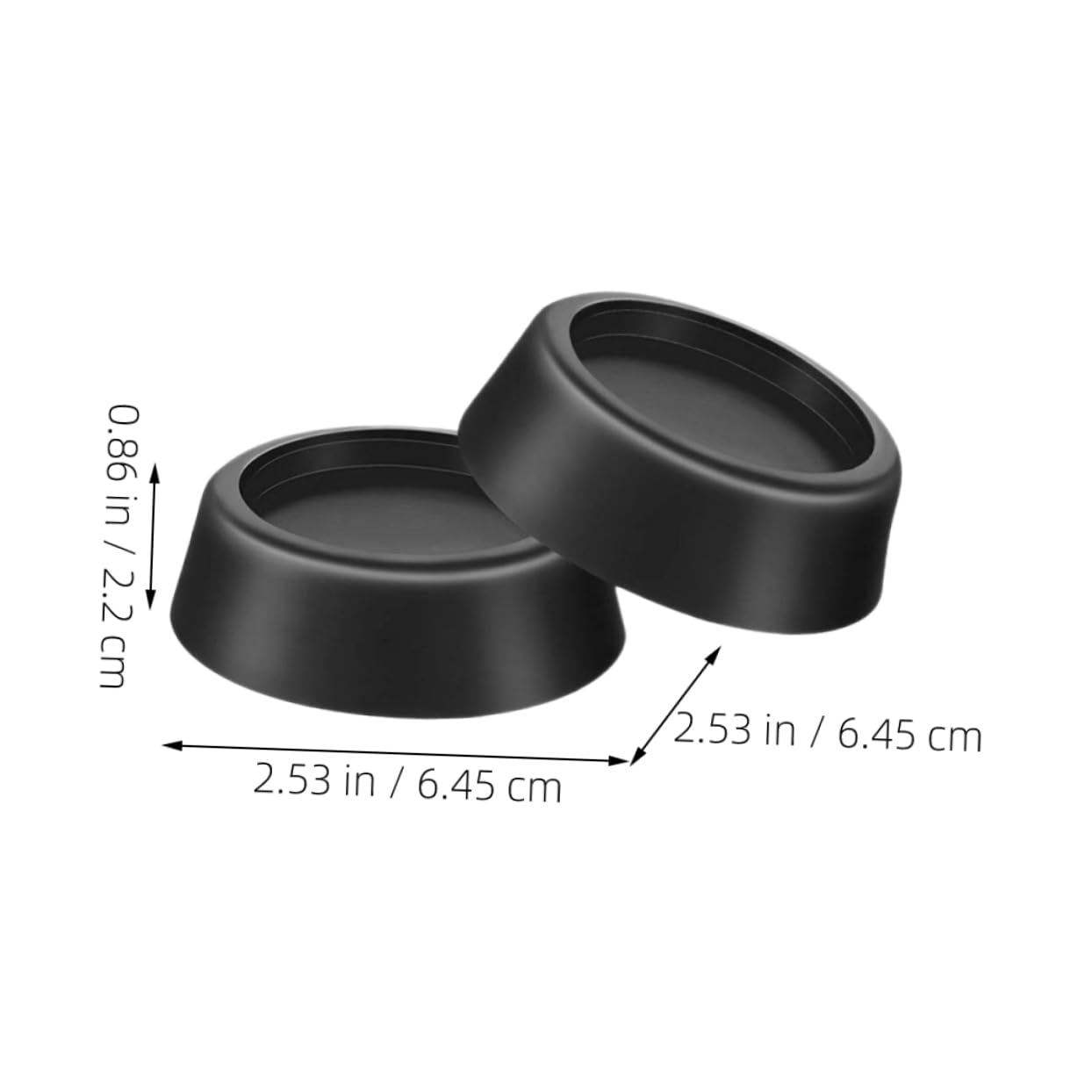 Alipis 20stücke Anti-vibrations-fußpolster Für Waschmaschinen Und Trockner Rutschfeste Gummimatte Material Stabilisiert Geräte Und Geräuschentwicklung Für Zuhause Und Gewerbe