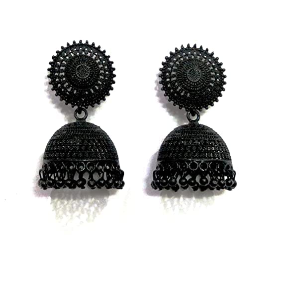 See full amazon price history chart for Modern Mood Ethenic Studded Chandbali Jhumka Earrings for Womens and Girls | Traditional Black Tonned Stylish Elegant Design Earrings Modern Mood Ethenic Studded Chandbali Jhumka Earrings for Womens and Girls | Traditional Black Tonned Stylish Elegant Design Earrings (B0BPPKFLB7) Amazon Price History, Amazon Price Tracker