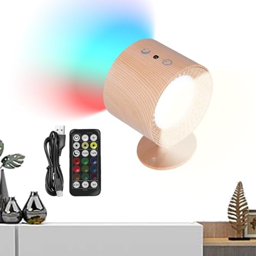 Luz de pared giratoria LED RGB ideal para ambientar salones modernos y dormitorios juveniles