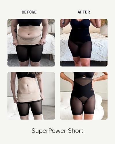 Image of HONEYLOVE Shapewear for Women - SuperPower Short - High Compression Waist & Thigh Shaper