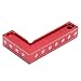 90 Degree Positioning Squares, 75 x 45mm L Type Ruler Aluminum Alloy Woodworking Measuring Tools for Carpenter Layout Marking