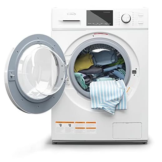 KoolMore 2-in-1 Front Load Washer and Dryer Combo for Apartment, Dorm, RV, and Small Home Laundry Washing and Drying, 16 Wash and 4 Dry Cycles, Compact Space Saver (White) [FLC-3CWH]