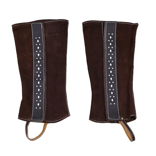 M-Royal Saddles Gamuza (M) Polainas Suede Cowboy Half Chaps Charros