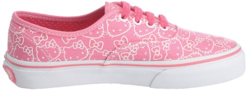 Image of Vans Authentic Hello Kitty Hot Pink /True White Canvas Trainer Voknl8T 12 UK Junior