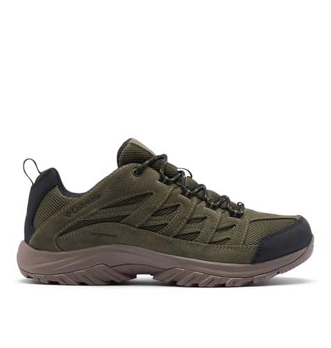 Columbia Men's Crestwood Waterproof, Nori/Wet Sand, 10